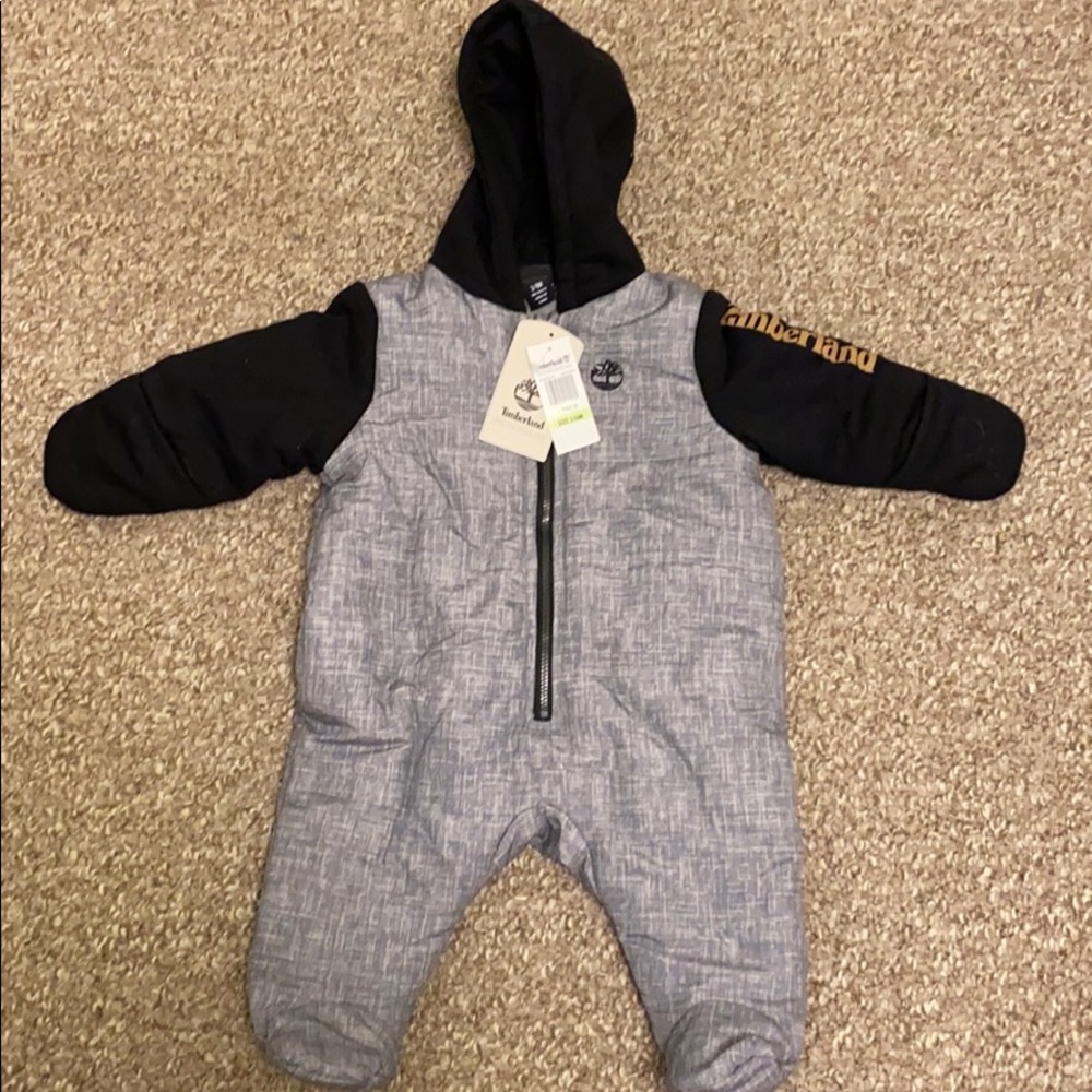 Timberland baby snow suit size 3-6 months